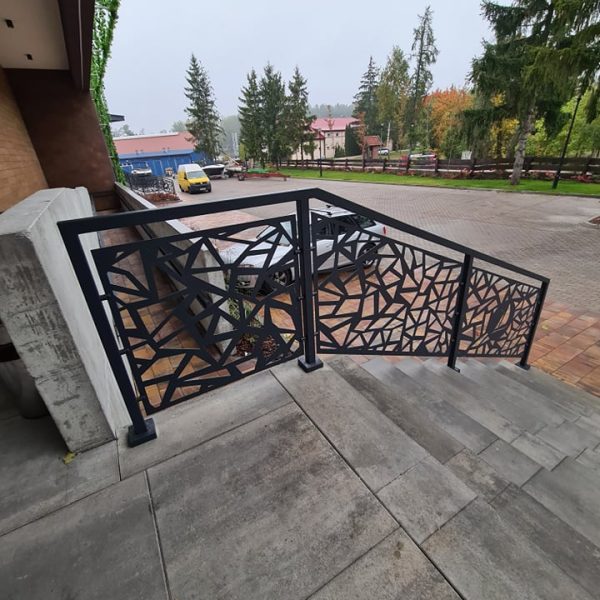 balustrada wycinana laserowo