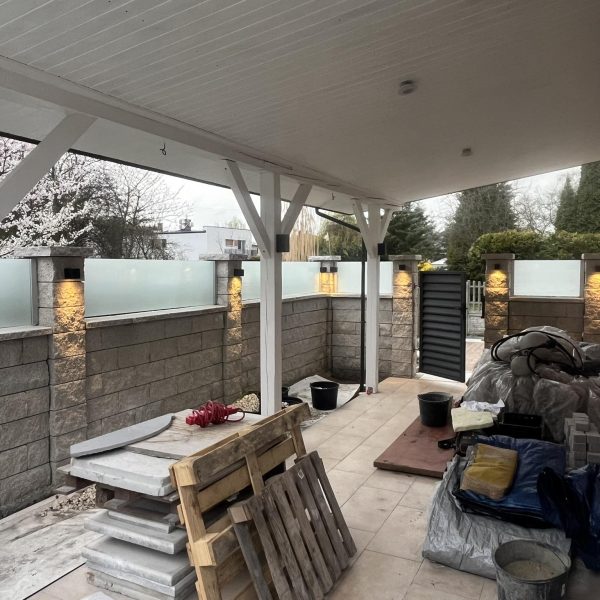 ogrodzenie ze szkła