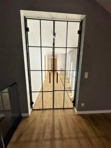 drzwi szklane loftowe