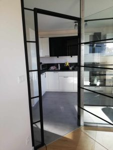 drzwi szklane do kuchni