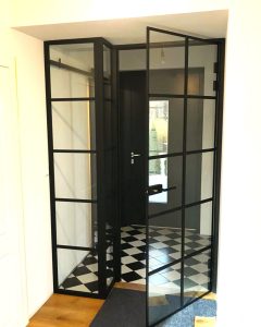 drzwi szklane do wiatrołapu